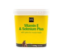 NAF Horse Supplement Vitamin E Selenium Lysine - Antioxidant, Muscle & Immune Support - 2.5kg Tub