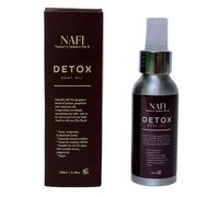 NAFI Detox Massage Oil 100ml - Circulation & Muscle Relief Body Oil - Natural Aromatherapy Blend with Grapefruit, Juniperberry & Coconut - Vegan Skincare (Formerly Zyzven Naturals)
