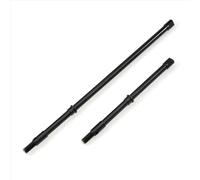 NAFRECX Compatible With Axial RBX10 For Ryft 1/10 RC Crawler Car Upgrade Parts Accessories 2Piece Steel Metal Rear Axle Drive Shaft RC Car Drive shafts