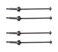 NAFRECX Compatible With LC For Racing EMB-1 EMB-SC EMB-WRC EMB-MT EMB-DT RC Truck Car Upgrade Parts 4X Metal Drive Shaft CVD L6126 RC Car Drive shafts