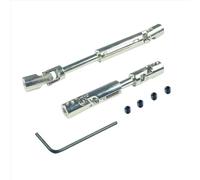 NAFRECX Compatible With LDRC LD-P06 For Unimog 1/12 RC Truck Car Upgrade Parts Replacement Accessories 2Pcs Metal Drive Shaft CVD RC Car Drive shafts