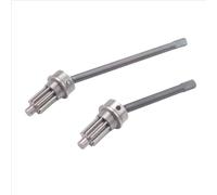 NAFRECX Compatible With TRAXXAS For TRX-4 For TRX6 1/10 RC Crawler Cars Upgrade Parts Accessories 2Pcs Steel Front Axle CVD Drive Shaft RC Car Drive shafts