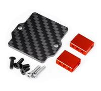 NAFRECX For ARRMA For Granite For Grom 1/18 1/14 RC Servo Mount Plate | RC Car Parts RC Car Parts Carbon Fiber Pattern Servo Mount Deck