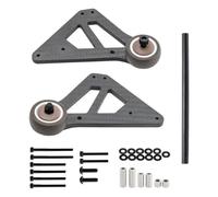 NAFRECX For ARRMA For Mojave V2 EXB 1/7 RC Wheelie Bar Heads Wheel Set | RC Car Parts RC Car Parts Carbon Fiber Pattern Wheelie Bar Heads Wheel
