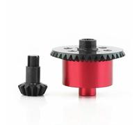 NAFRECX RC Accessories Compatible With ARRMA For Kraton For Senton For Rock For Granite 4x4 1/10 Parts Metal Differential Case 37T Main Gear 13T Input Gear(Red)