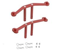NAFRECX RC Accessories Compatible With Arrma For Senton For Granite Typhoon 1/10 RC Car Upgrade Accessories Parts Aluminum Body Post Mount(Red)