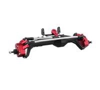 NAFRECX RC Accessories Compatible With Axial For Capra For UTB For Buggy For Wraith 90018 RR10 1/10 RC Crawler Car Upgrade Part All Metal Portal Axle(Red,Front)