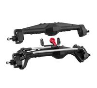 NAFRECX RC Accessories Compatible With Axial For Capra For UTB For Buggy For Wraith 90018 RR10 1/10 RC Crawler Car Upgrade Part All Metal Portal Axle(Black,1set)