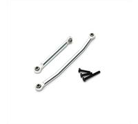 NAFRECX RC Accessories Compatible With FMS For FCX24 1/24 Remote Control Car Upgrade Accessorie Parts Metal Front Axle Steering Servo Rod(Silver)