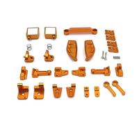 NAFRECX RC Accessories Compatible With Hyper For GO MJX H12Y H12Y+ OP 1/12 Rc Model Crawler Car Truck Buggy Upgrade Parts Kit Rc Car Shell Decorative Piece(Yellow)