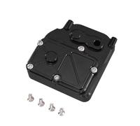 NAFRECX RC Accessories Compatible With MJX For HYPER GO H12Y Remote Control Car Upgrade Accessories Parts Aluminum Alloy Medium Wave Box Shell(Black)