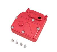 NAFRECX RC Accessories Compatible With MJX For HYPER GO H12Y Remote Control Car Upgrade Accessories Parts Aluminum Alloy Medium Wave Box Shell(Red)