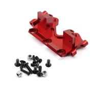 NAFRECX RC Accessories Compatible With Traxxas For Slash For Rustler For Stampede For Bandit 1/10 RC Car Upgrade Parts Aluminum Alloy Front Lower Bulkhead(Red)