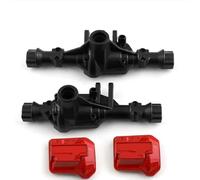 NAFRECX RC Accessories Compatible With Traxxas For TRX4 1/10 RC Crawler Car Upgrade Parts 2Pcs Metal Front Rear Axle Housing With Differential Cover 300G