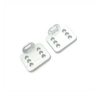 NAFRECX RC Accessories Compatible With WPL C74 JA11 1/16 RC Car Upgrade Modification Replacement Accessories Parts 2Pcs Metal Shell Fixing(Silver)