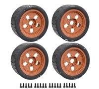 NAFRECX Rc Car Tyre Compatible With Arrma For Infraction For Felony For ZD For Racing EX-07 1/7 RC Car Parts 4Pcs 100X43mm Wheel Tires Tyre 17Mm Hex