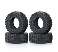 NAFRECX Rc Car Tyre Compatible With Kyosho For Mini-Z 4x4 For Jimny 1/18 RC Crawler Car Upgrade Parts 4Pcs 38x15mm Soft Rubber Mud For Terrain Tires