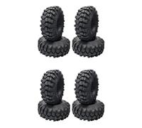 NAFRECX Rc Car Tyre Compatible With Traxxas TRX4 For Axial SCX10 III AXI03007 90046 8PCS 1.9 Inch Rubber Tyre 1.9 Wheel Tires 108X40MM For 1/10 RC Crawler