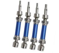 NAFRECX RC Drive Shaft Compatible With Arrma For Infraction For Vendetta 3S For BLX 1/8 RC Car Upgrade Parts Accessories 4pcs Metal Front And Rear Drive Shaft CVD(Blue)