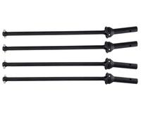 NAFRECX RC Drive Shaft Compatible With Arrma For Kraton For Outcast Upgrades Parts 1/10 RC Car 4Pcs Metal Front And Rear Drive Shaft CVD With Extended Wheel Hex(Color1)