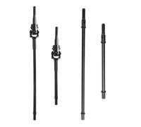 NAFRECX RC Drive Shaft Compatible With Axial For Wraith 90018 90048 90053 RR10 1/10 RC Crawler Car Hard Steel Universal Joint Front Rear Axle Drive Shaft(Rear and Front)