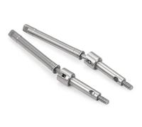 NAFRECX RC Drive Shaft Compatible With Axial SCX24 For Deadbolt C10 For Gladiator For Bronco 1/24 RC Crawler Steel Front Rear CVD Transmission Drive Shaft(Front)