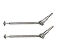 NAFRECX RC Drive Shaft Compatible With Hosim 9155 9156 For Xinlehong 9155 9156 55-WJ01 1/12 RC Car Spare Parts 2Pcs Metal Front Drive Shaft CVD