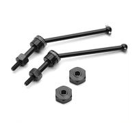 NAFRECX RC Drive Shaft Compatible With Losi For LMT 4WD For Solid 1/8 RC Car Monster Truck Parts 2pcs Metal Front Drive Shaft CVD Driveshaft