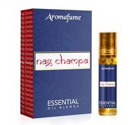 Nag Champa Essential Oil Roll-On Blend by Aromafume | 10ml | Made with Sandalwood, Jasmine, Ylang Ylang & Champa Flower extracts | Ideal for Meditation & Rituals