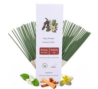 Nag Champa Incense Sticks for Garden - 60PCS Bulk Jumbo Incense Sticks with Holder Gift,Incienso Sandalwood Scent Agarbatti Joss Sticks Long Lasting 85 Min,Temple Incense Sticks Large