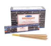 Nag Champa Midnight Blossom Incense Sticks, Box of 12 Packs
