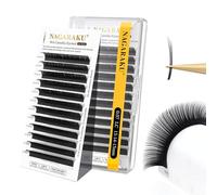 NAGARAKU Camellia Wet Lash, Roots with Light Glue Mega Volume Lash 13mm-14mm-15mm Mix Length Eyelash Extension 0.07mm LC Curl Wispy/Fox/Anime/Hybrid Volume Style