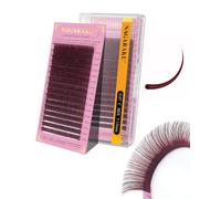 NAGARAKU Reddish Brown Classic Eyelash Extensions 0.07C 7-15mm Volume Lash