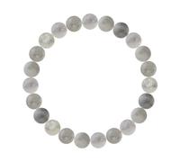Nàgàrjuna - Quartz Bracelet - High Resistance Elastic - Diameter of Gems 8 mm - Men's Women's Jewellery, 17, Quartz