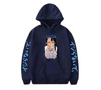 Nagatoro Hoodie Womens,Dont Toy with Me Nagatoro Manga Pullover Unisex Lightweight Hoodie Womens Long Sleeve Sweatshirt,Anime Cosplay Hoodie