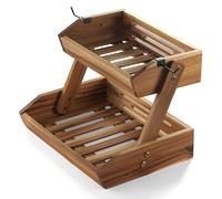 NAGAWOOD Fruit Basket, Fruit Bowl, 2 Tier Fruit Basket, Fruit Stand Storage Holder, Multipurpose/Large Capacity for Fruit, Vegetables, Bread Storage and Home Kitchen, NGFB#1