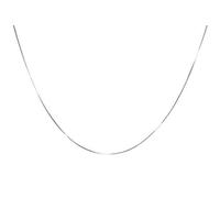 NAGHC 925 Sterling Silver Chain 0.8MM Delicate Box Chain - Italian Necklace Chain - Super Thin & Strong Lovely Chain (Adjustable Length 18-20 in)