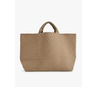 Naghedi Womens Naghedi St. Barths Large Woven Tote Bag Cashmere