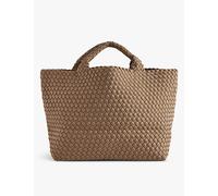 Naghedi Womens Naghedi St. Barths Medium Woven Tote Bag Cashmere 1 Size