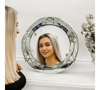 Nagina International 11" Aluminum Chrome Plated Porthole Mirror - Nautical Ship Decor
