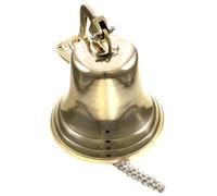 Nagina International 11" Brass Ship Bell Polished Nautical - Jumbo Bells