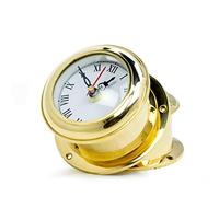 Nagina International Ship's Clock Solid Brass Nautical Ships Maritime Timekeeper by MB