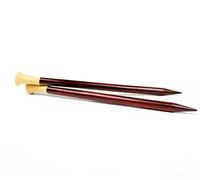 Nagina International US Size 15 Premium Rosewood Knitting Needle With Exquisite Maple Head | Yarn Knitting Needles & Accessories (10-10mmRR)