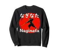 Naginata Japanese Martial Arts Polearm Retro Budo Koryu Sweatshirt