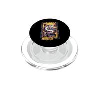 Nagoya City Synthwave 80s Dragon Asian Vaporwave PopSockets PopGrip for MagSafe