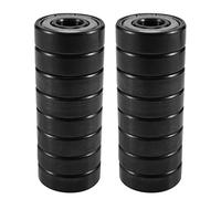 Nagoyuki 16Pcs Ceramic 608 Bearings 8X22X7mm ABEC-11 Hybrid 6 White ZrO2 Balls Skateboard Bearing Skating Inline Roller