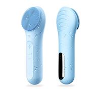 NågraCoola Electric Facial Cleansing Brush - Waterproof and Rechargeable, Exfoliates, Cleanses and Massages Skin - Light Blue