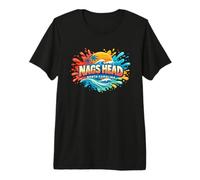 Nags Head North Carolina Beach Town Sand Dunes Novelty Premium T-Shirt