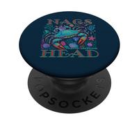 NAGS HEAD NORTH CAROLINA BLUE CRAB SUMMER BEACH VACATION PopSockets Adhesive PopGrip