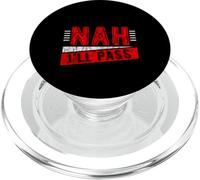 Nah I'll Pass Introvert Excuse Rest Humor PopSockets PopGrip for MagSafe